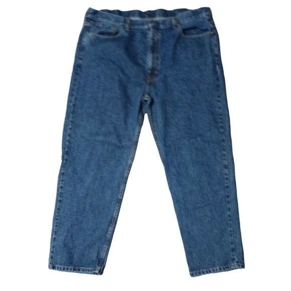 Levis 550 Jeans Mens Size 44 x 32 Relaxed Fit Blue Denim - Picture 2 of 13